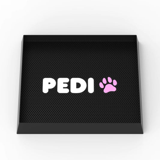 PediPaw Dog Paw Washer/Dog Paw Cleaner 100% Silicone Dog Mat for Muddy Paws (16"x14"x2.17") (Pink)