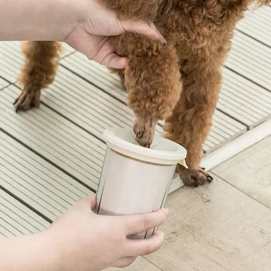 Pet Paw Cleaning Cup for Small Dogs and Teddy Breeds