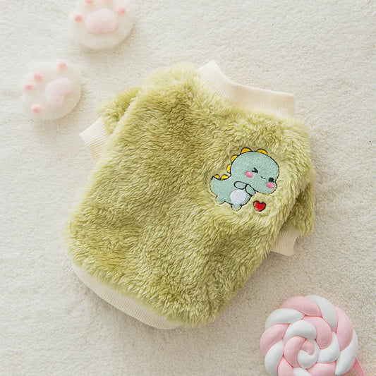 Coral Fur Winter Clothes for Small Dogs and Cats