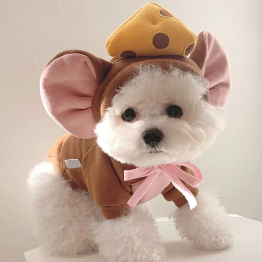 Cozy Fleece Sweater for Cats - Autumn/Winter Wear