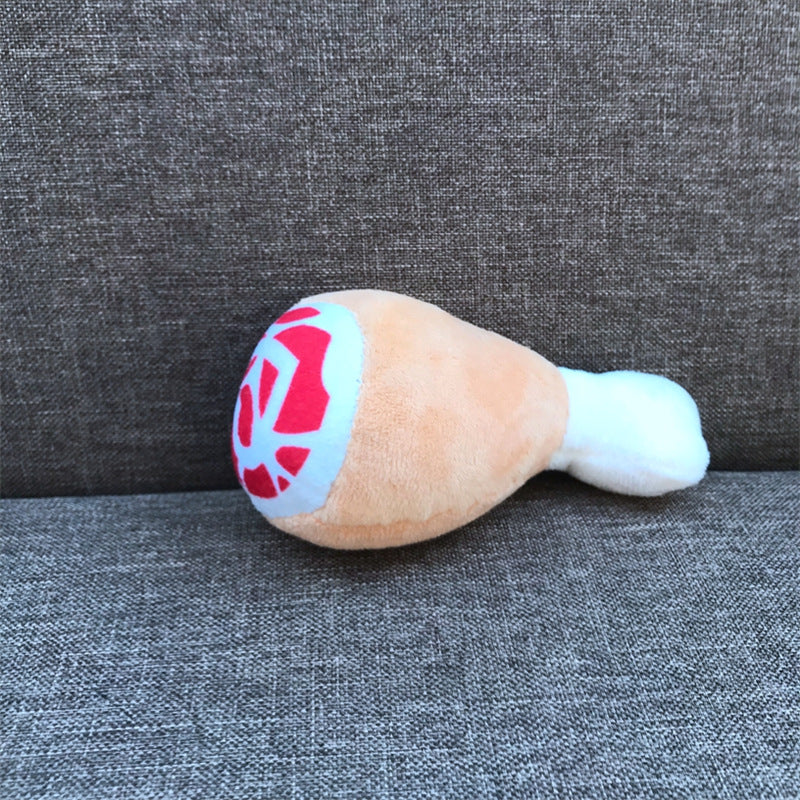 Bite Resistant Plush Toy for Dogs - Food Series