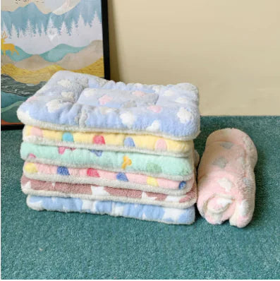 Thick Winter Pet Mat for Cats and Dogs - Fleece Blanket