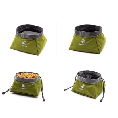 Foldable Waterproof Dog Bowl for Pets