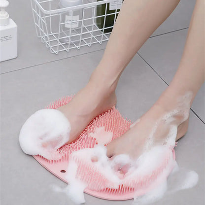 Suction Cup Bath Brush & Foot Scrubber Set
