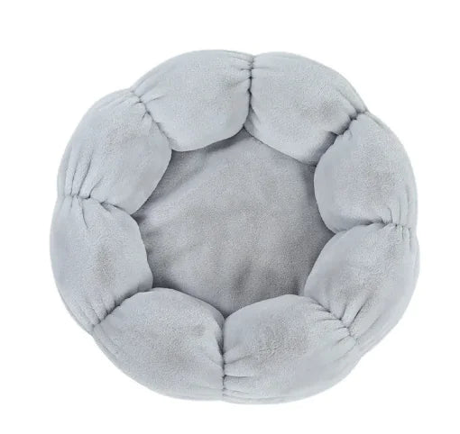 Plush Flower Pet Nest Bed