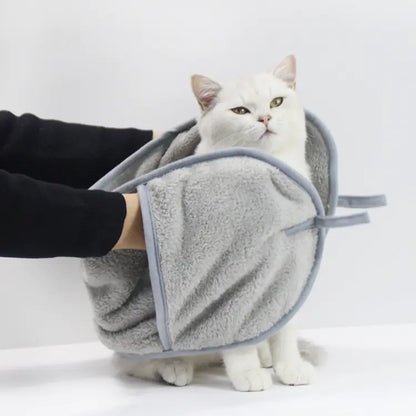 Coral Fleece Pet Towel for Cats and Dogs on Amazon