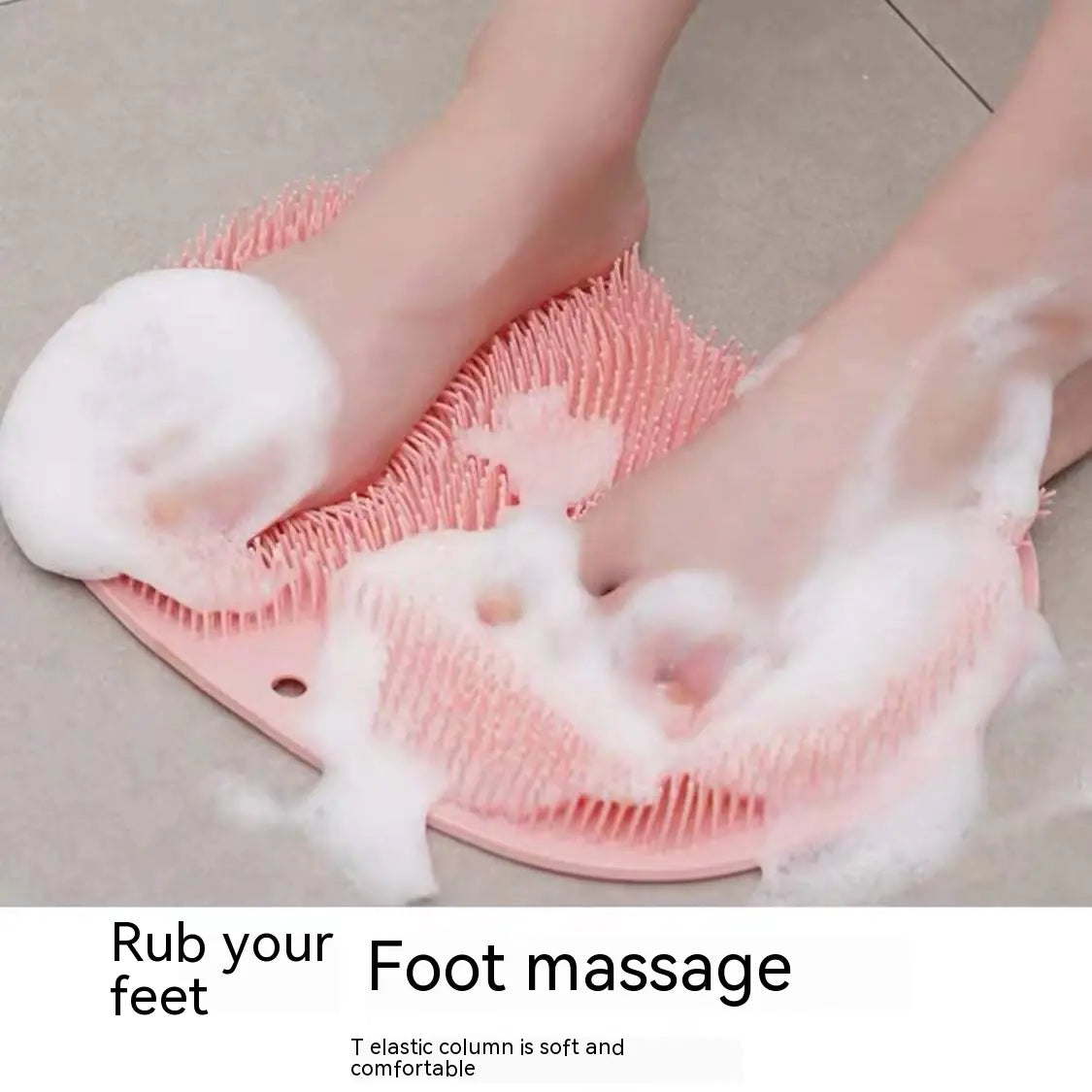 Suction Cup Bath Brush & Foot Scrubber Set