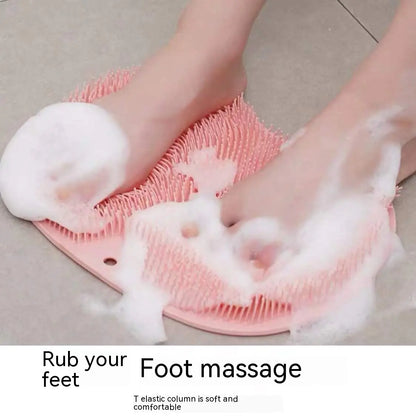 Suction Cup Bath Brush & Foot Scrubber Set