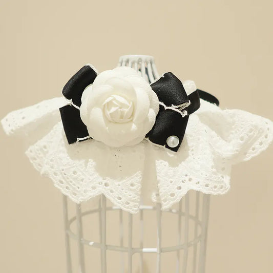 Dog Saliva Towel with Scarf and Bow Tie Combo