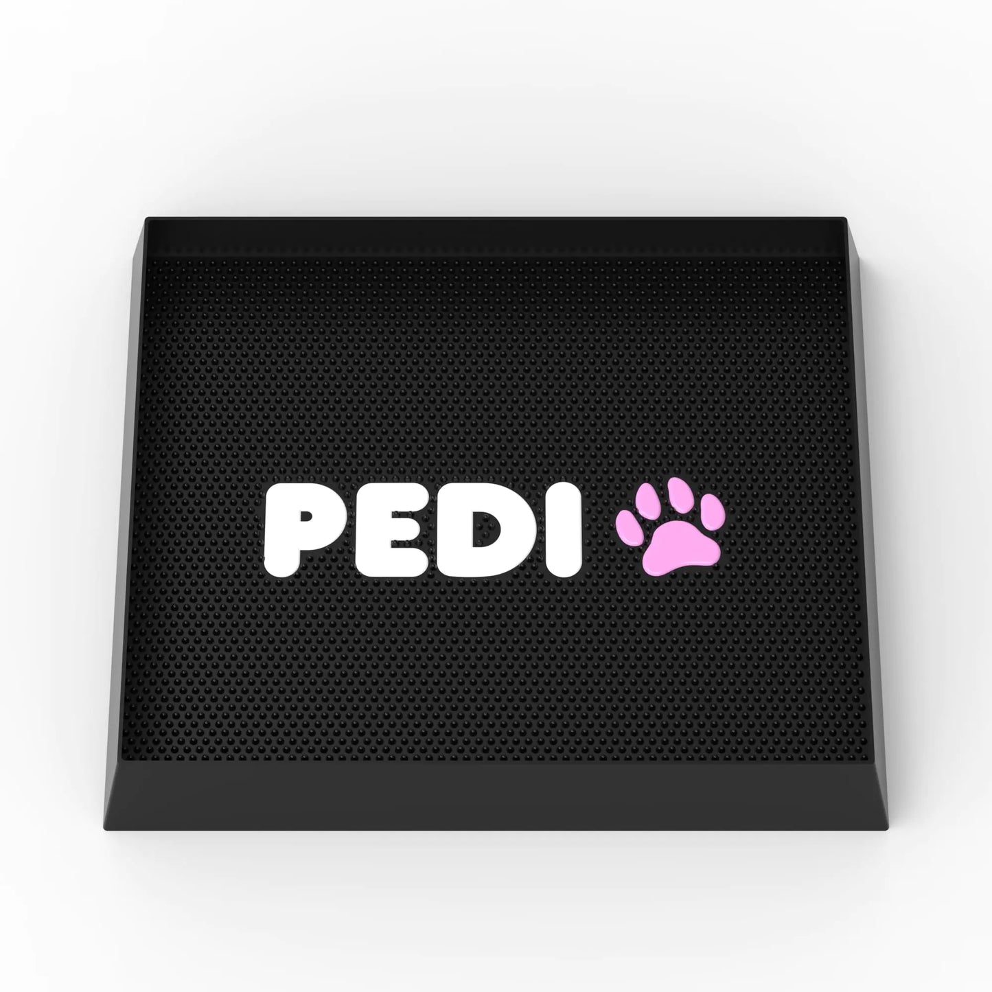 PediPaw Dog Paw Washer/Dog Paw Cleaner 100% Silicone Dog Mat for Muddy Paws (16"x14"x2.17") (Pink)