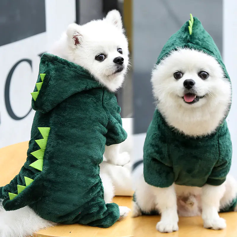 Warm Coral Fleece Pet Clothes for Dogs and Cats