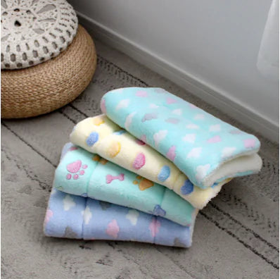 Thick Winter Pet Mat for Cats and Dogs - Fleece Blanket