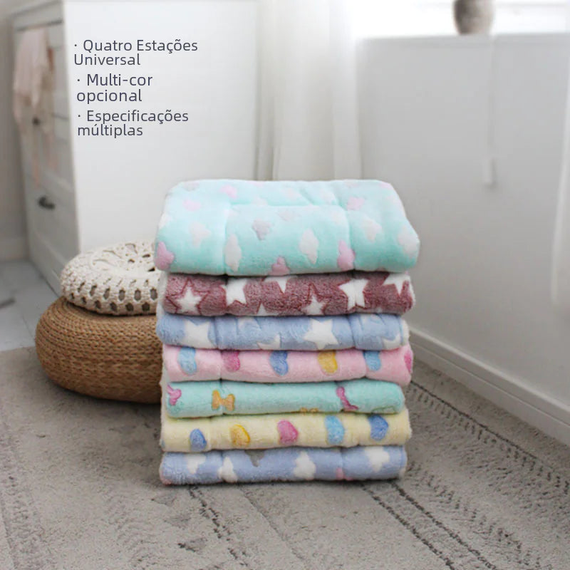 Thick Winter Pet Mat for Cats and Dogs - Fleece Blanket