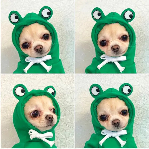 Hooded Fleece Sweater for Puppy and Cat Pets
